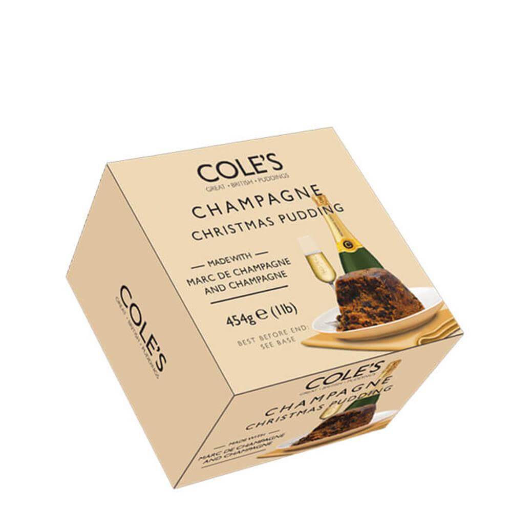 Coles Champagne Christmas Pudding with French Marc De Champagne 454g